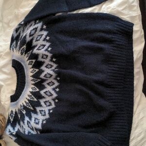 Fair isle sweater size M Petite